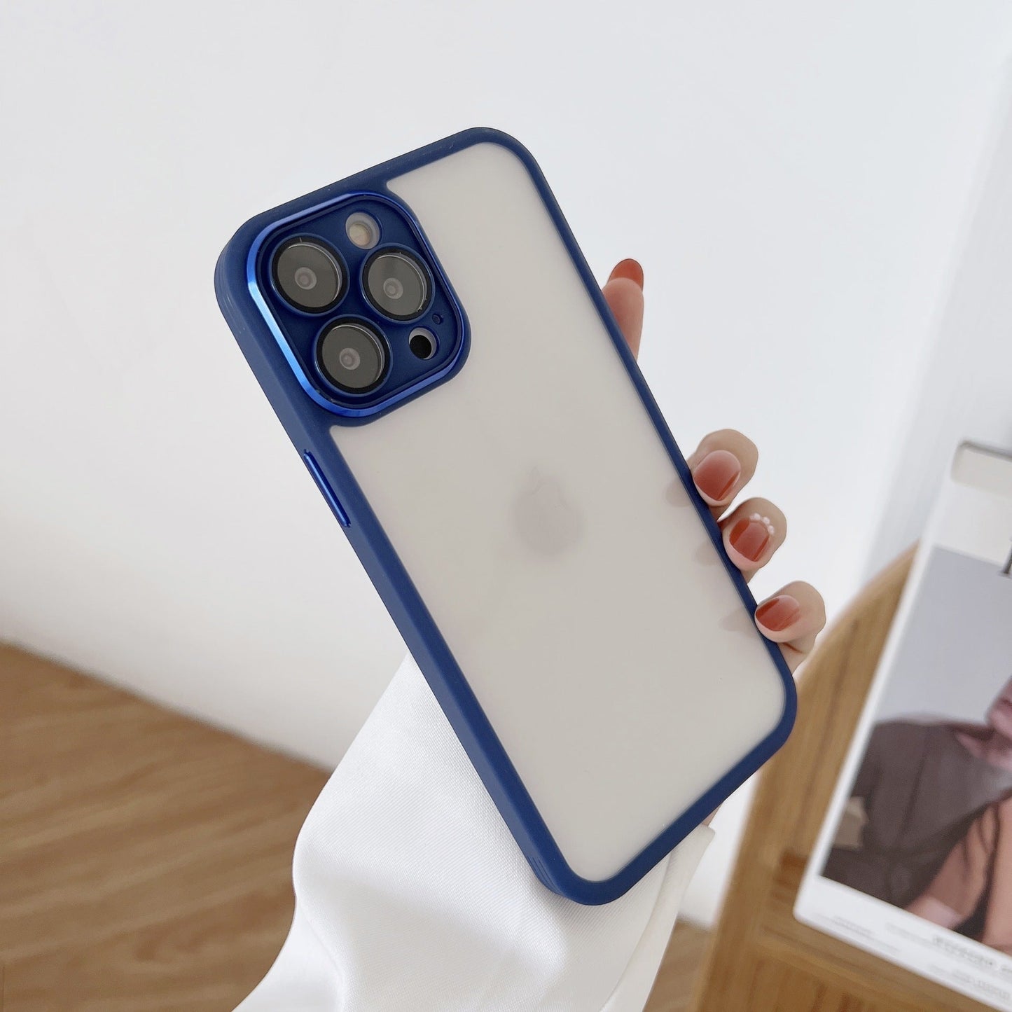 Custodia per iPhone con protezione antiurto per fotocamera dall'aspetto lussuoso