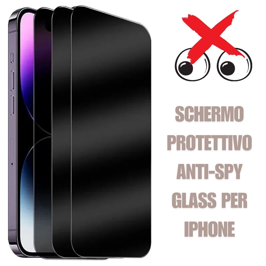 Schermo protettivo Anti-Spy Glass per iPhone