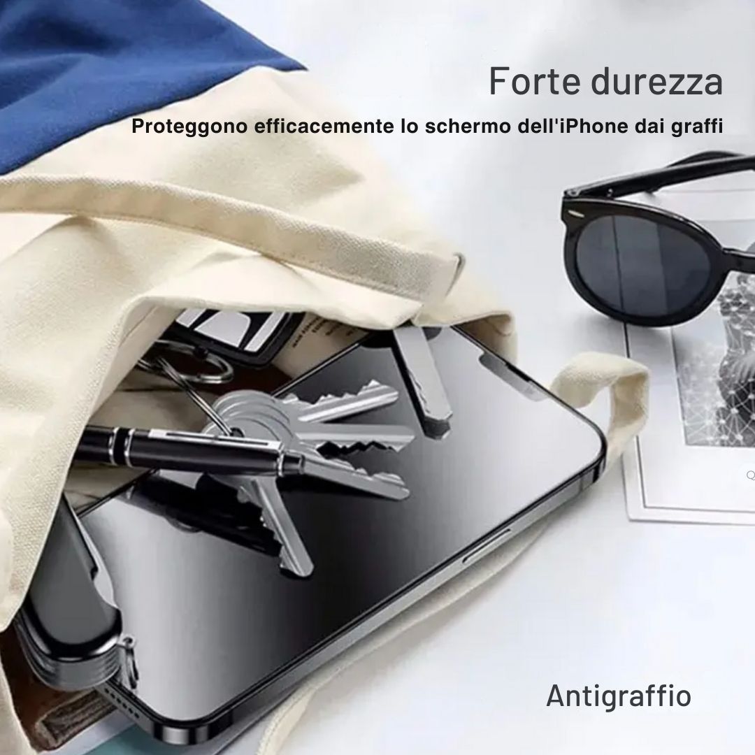 Schermo protettivo Anti-Spy Glass per iPhone