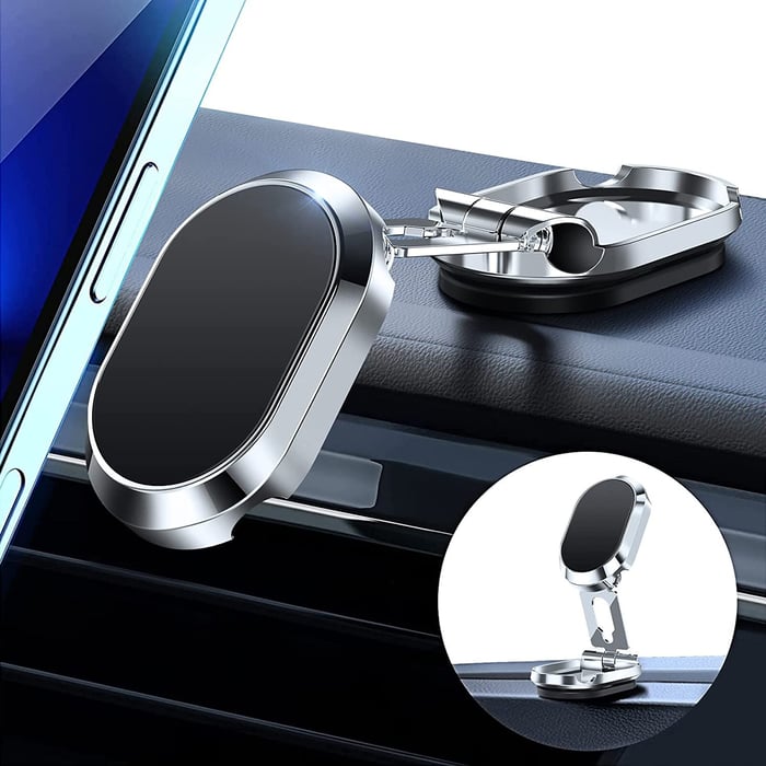 🔥🎁2024 Vendita calda del nuovo anno🎁 49% OFF🔥 Porta telefono magnetico pieghevole in lega per auto