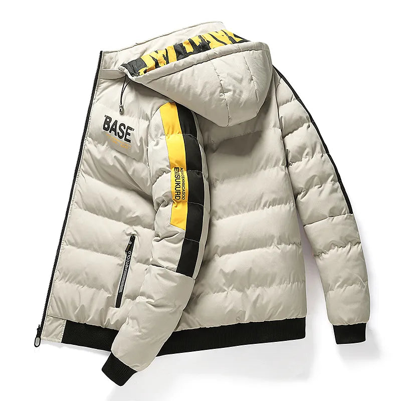 Giacca invernale in cotone - Calda e confortevole giacca imbottita e ispessita a doppio lato